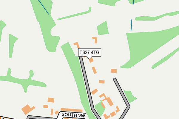TS27 4TG map - OS OpenMap – Local (Ordnance Survey)