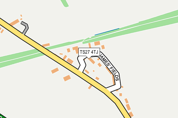 TS27 4TJ map - OS OpenMap – Local (Ordnance Survey)