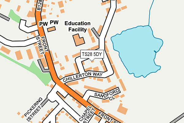 Map of HELEN CLARKE ANP LIMITED at local scale