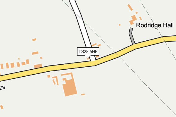 TS28 5HF map - OS OpenMap – Local (Ordnance Survey)
