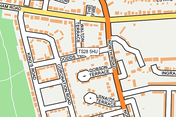 TS28 5HU map - OS OpenMap – Local (Ordnance Survey)