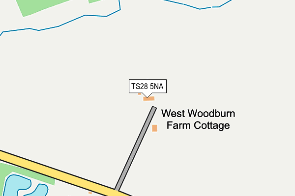 TS28 5NA map - OS OpenMap – Local (Ordnance Survey)