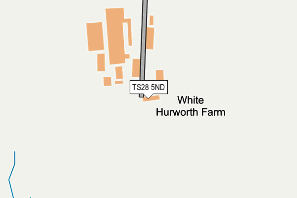 TS28 5ND map - OS OpenMap – Local (Ordnance Survey)