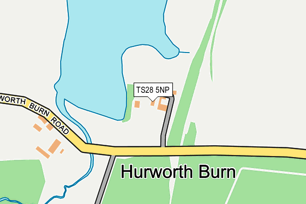 TS28 5NP map - OS OpenMap – Local (Ordnance Survey)