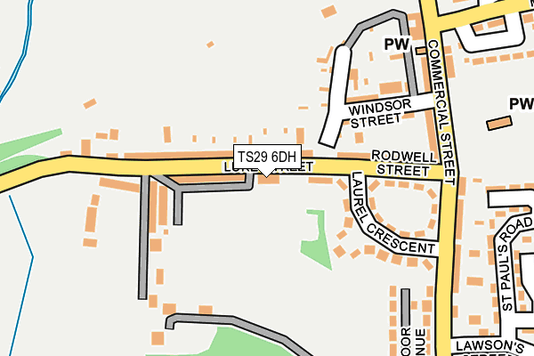 TS29 6DH map - OS OpenMap – Local (Ordnance Survey)