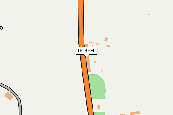 TS29 6EL map - OS OpenMap – Local (Ordnance Survey)