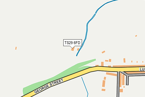 TS29 6FD map - OS OpenMap – Local (Ordnance Survey)