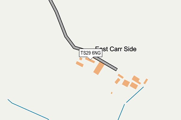 TS29 6NG map - OS OpenMap – Local (Ordnance Survey)