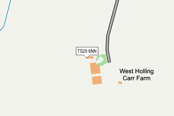 TS29 6NN map - OS OpenMap – Local (Ordnance Survey)