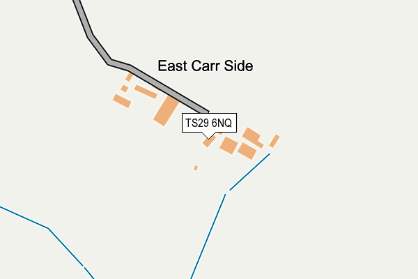 TS29 6NQ map - OS OpenMap – Local (Ordnance Survey)
