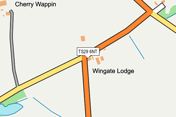 TS29 6NT map - OS OpenMap – Local (Ordnance Survey)
