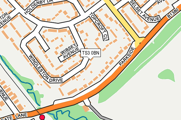 TS3 0BN map - OS OpenMap – Local (Ordnance Survey)