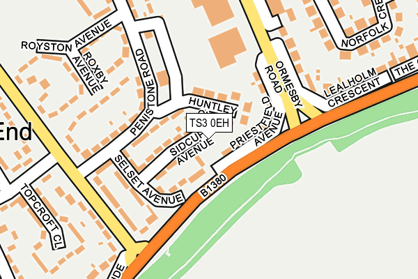 TS3 0EH map - OS OpenMap – Local (Ordnance Survey)