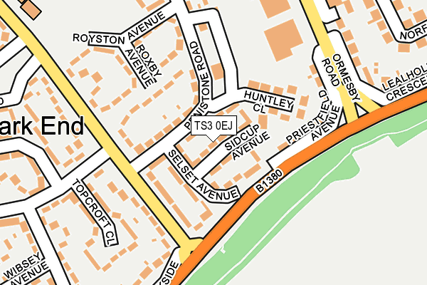 TS3 0EJ map - OS OpenMap – Local (Ordnance Survey)