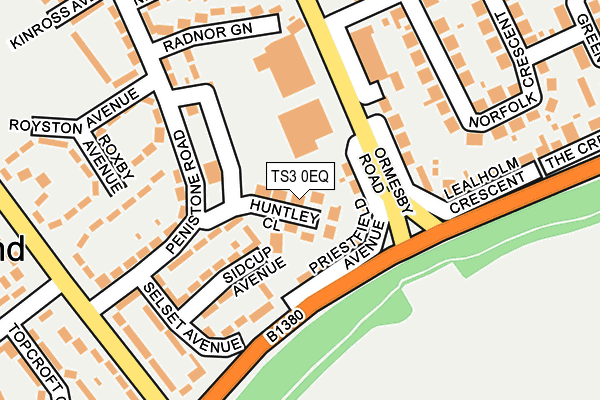 TS3 0EQ map - OS OpenMap – Local (Ordnance Survey)