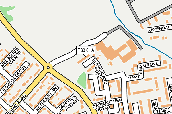 TS3 0HA map - OS OpenMap – Local (Ordnance Survey)