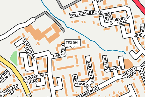 TS3 0HL map - OS OpenMap – Local (Ordnance Survey)