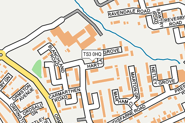 TS3 0HQ map - OS OpenMap – Local (Ordnance Survey)