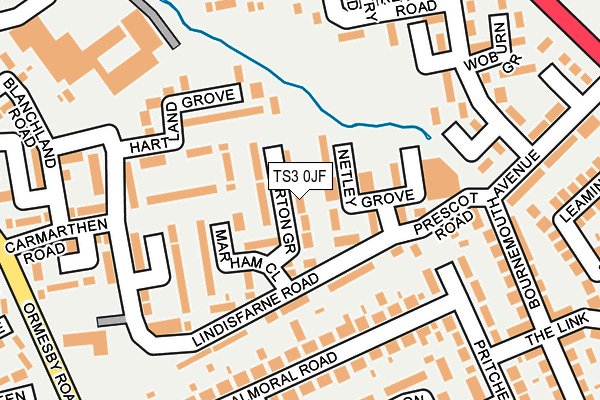 TS3 0JF map - OS OpenMap – Local (Ordnance Survey)