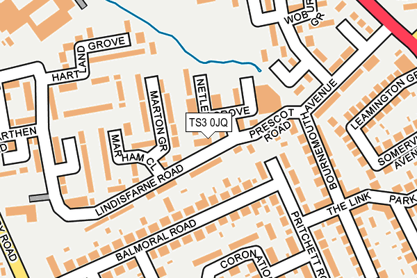 TS3 0JQ map - OS OpenMap – Local (Ordnance Survey)