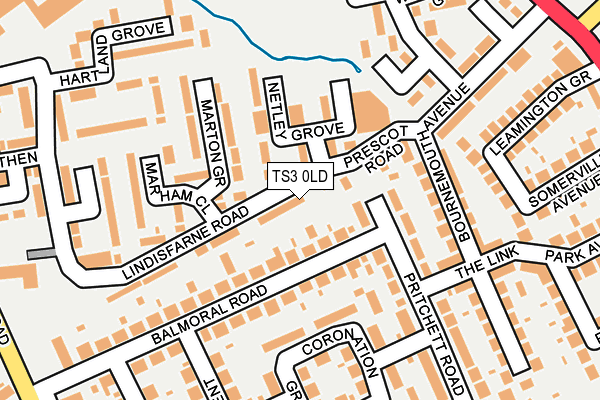 TS3 0LD map - OS OpenMap – Local (Ordnance Survey)