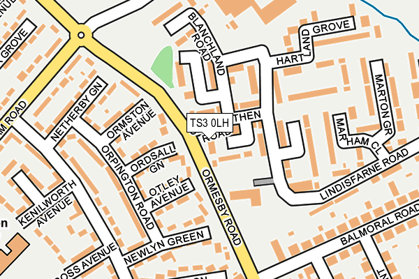 TS3 0LH map - OS OpenMap – Local (Ordnance Survey)