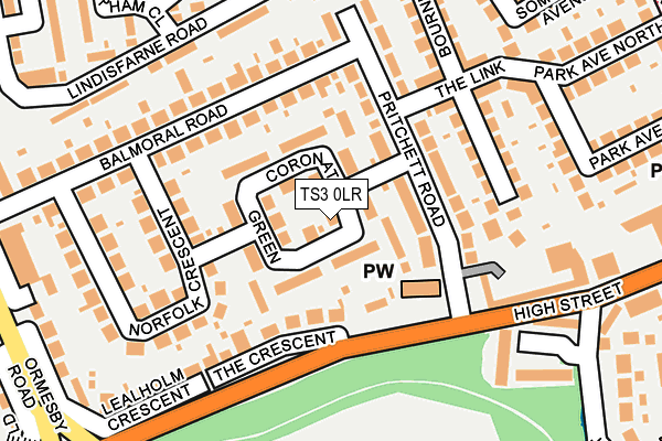 TS3 0LR map - OS OpenMap – Local (Ordnance Survey)
