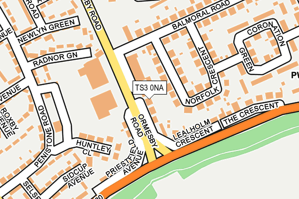 TS3 0NA map - OS OpenMap – Local (Ordnance Survey)