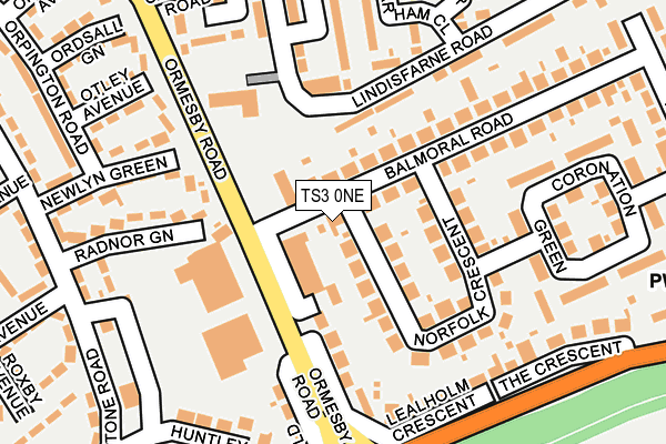 TS3 0NE map - OS OpenMap – Local (Ordnance Survey)