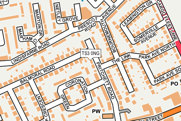 TS3 0NG map - OS OpenMap – Local (Ordnance Survey)
