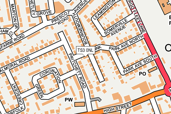 TS3 0NL map - OS OpenMap – Local (Ordnance Survey)