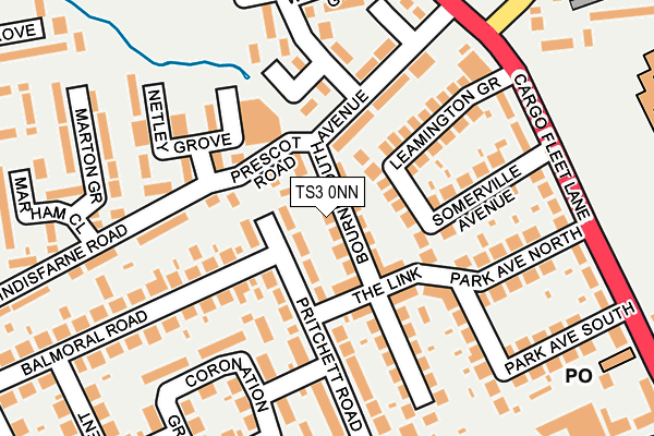 TS3 0NN map - OS OpenMap – Local (Ordnance Survey)