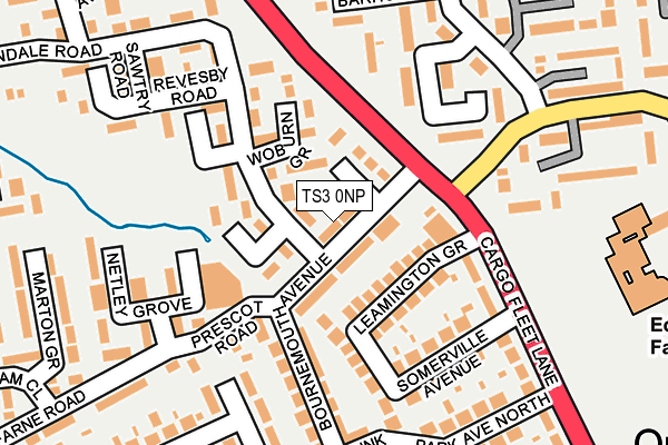 TS3 0NP map - OS OpenMap – Local (Ordnance Survey)