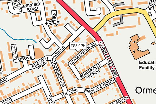 TS3 0PH map - OS OpenMap – Local (Ordnance Survey)