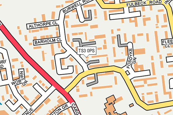 TS3 0PS map - OS OpenMap – Local (Ordnance Survey)