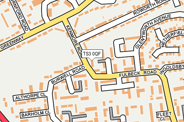 TS3 0QF map - OS OpenMap – Local (Ordnance Survey)