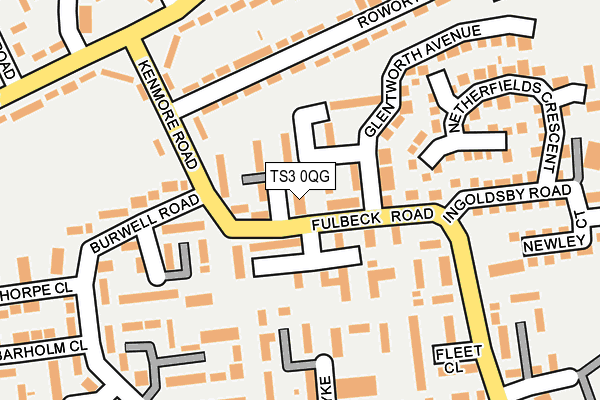 TS3 0QG map - OS OpenMap – Local (Ordnance Survey)