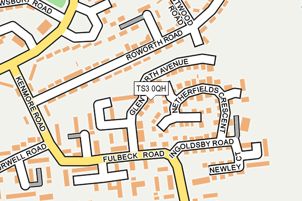 TS3 0QH map - OS OpenMap – Local (Ordnance Survey)