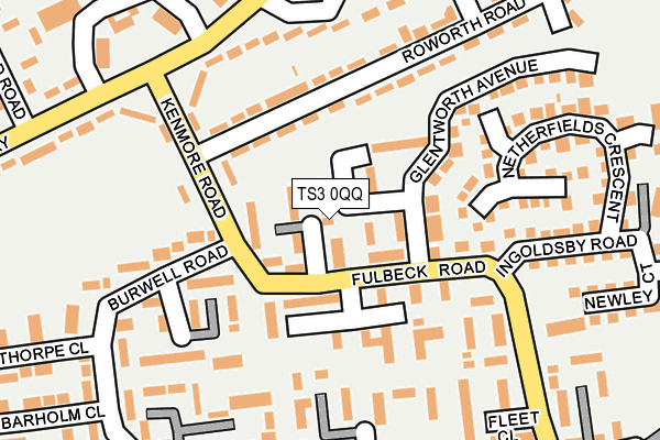 TS3 0QQ map - OS OpenMap – Local (Ordnance Survey)