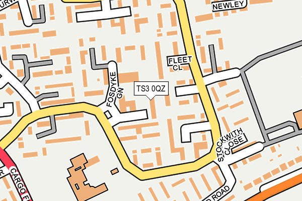 TS3 0QZ map - OS OpenMap – Local (Ordnance Survey)