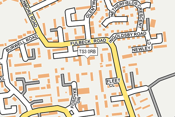 TS3 0RB map - OS OpenMap – Local (Ordnance Survey)