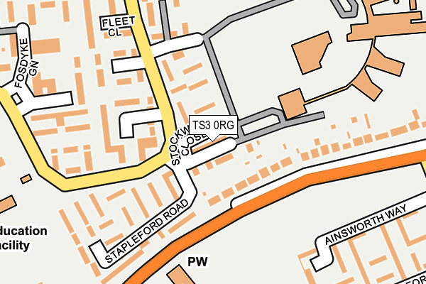 TS3 0RG map - OS OpenMap – Local (Ordnance Survey)