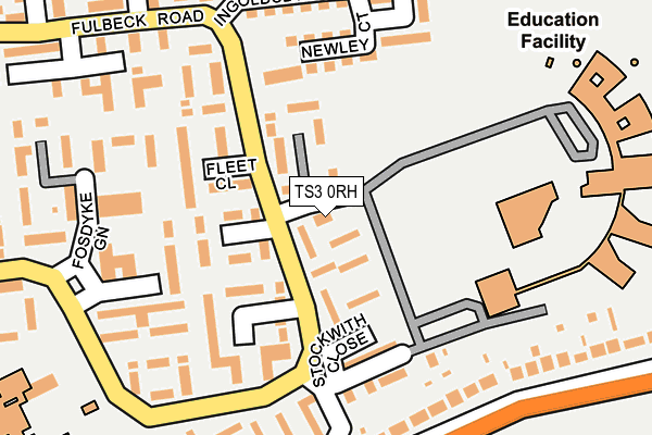 TS3 0RH map - OS OpenMap – Local (Ordnance Survey)