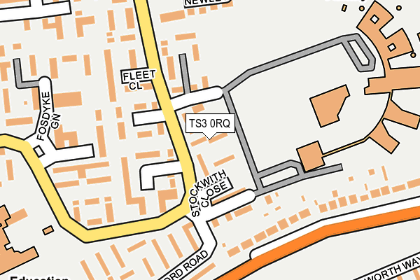 TS3 0RQ map - OS OpenMap – Local (Ordnance Survey)