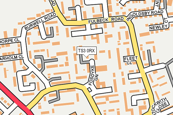 TS3 0RX map - OS OpenMap – Local (Ordnance Survey)