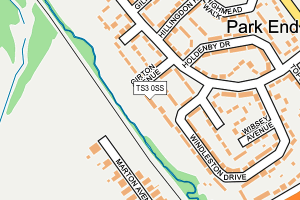 TS3 0SS map - OS OpenMap – Local (Ordnance Survey)