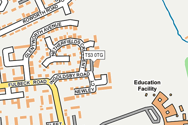 TS3 0TG map - OS OpenMap – Local (Ordnance Survey)