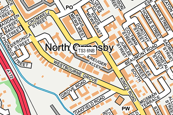 TS3 6NB map - OS OpenMap – Local (Ordnance Survey)