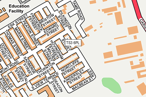 TS3 6PL map - OS OpenMap – Local (Ordnance Survey)