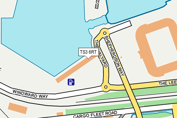 TS3 6RT map - OS OpenMap – Local (Ordnance Survey)